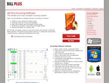 Tablet Screenshot of bill-plus.com